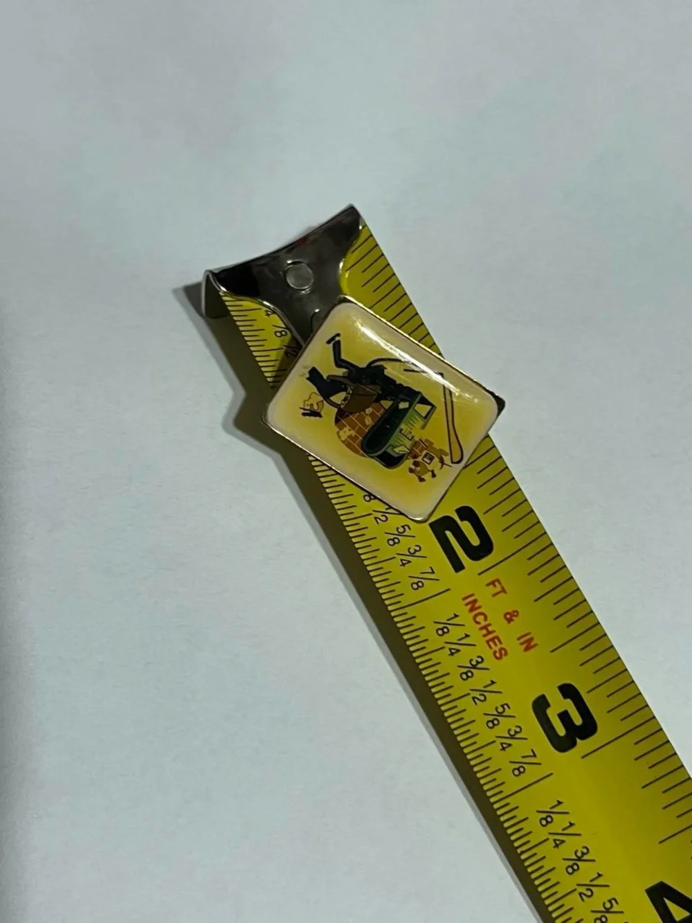 Yellow Vintage Mail Carrier Enamel Pin - Men Accessories